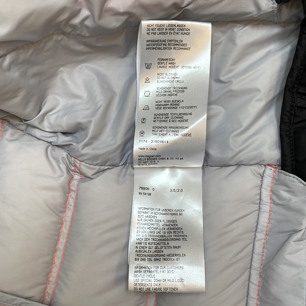 Bogner Calina D Down Jacket Insulated. Quilted Ny… - image 5